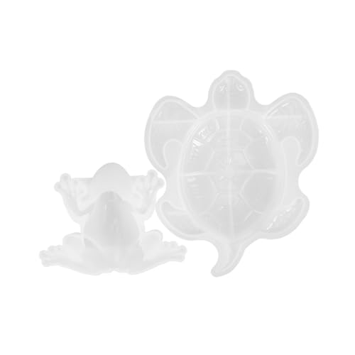 LIFKOME 2 Stück Teiliges Silikonform Frosch und Schildkröte Tierform Gießform für Epoxidharz Flexible Langlebige Formen für DIY Dekoration Haustierfiguren Handwerk LIFKOME 2 Stück Teiliges Silikonform Frosch und Schildkröte Tierform Gießform für Epoxidharz Flexible Langlebige Formen für DIY Dekoration Haustierfiguren Handwerk von LIFKOME