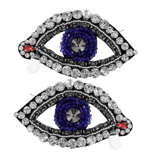 LIFKOME 2 Stück Teiliges Strass Augen Patch aus Stabilem Vielseitig als Hut und Kleidungspatches für DIY Dekoration Langlebig und Hautfreundlich Geeignet für Jacken Taschen Schuhe und LIFKOME 2 Stück Teiliges Strass Augen Patch aus Stabilem Vielseitig als Hut und Kleidungspatches für DIY Dekoration Langlebig und Hautfreundlich Geeignet für Jacken Taschen Schuhe und von LIFKOME