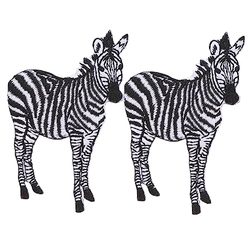 LIFKOME 2 Stück Teiliges Tier Applikationen zum Aufbügeln Bestickte Zebra Patches aus Hochwertigem Stoff Langlebige Aufnäher für Kleidung Jeans und Jacken Einfache Anbringung mit LIFKOME 2 Stück Teiliges Tier Applikationen zum Aufbügeln Bestickte Zebra Patches aus Hochwertigem Stoff Langlebige Aufnäher für Kleidung Jeans und Jacken Einfache Anbringung mit von LIFKOME