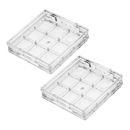 LIFKOME 2 Stücke Edelstein Organizer Lagerung Box Mit Teiler Gitter Fach Für Schmuck Perlen Ohrring Werkzeug Angelhaken Kleine Zubehör von LIFKOME