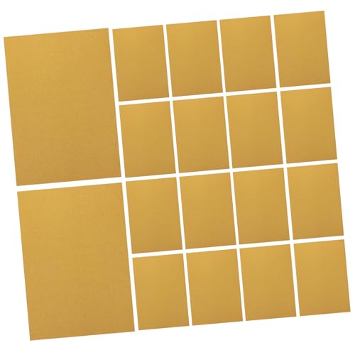 LIFKOME 20 Blatt Glitzerpapier für DIY Bastelarbeiten Funkelndes Kartonpapier für Scrapbooking Basteln und Kreative Projekte Goldfarbenes À LIFKOME 20 Blatt Glitzerpapier für DIY Bastelarbeiten Funkelndes Kartonpapier für Scrapbooking Basteln und Kreative Projekte Goldfarbenes À von LIFKOME