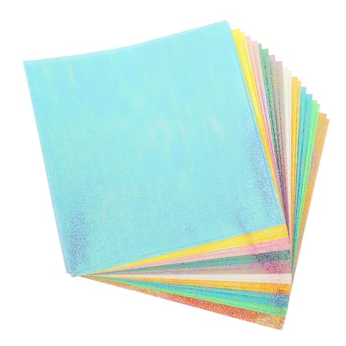 LIFKOME 20 Blatt Schimmerndes Origami Papier Quadratisch Glitzerndes Bastelpapier für DIY Handarbeiten Vielseitig Verwendbar für Falten und Dekorationen Handgeschnitten Farben LIFKOME 20 Blatt Schimmerndes Origami Papier Quadratisch Glitzerndes Bastelpapier für DIY Handarbeiten Vielseitig Verwendbar für Falten und Dekorationen Handgeschnitten Farben von LIFKOME