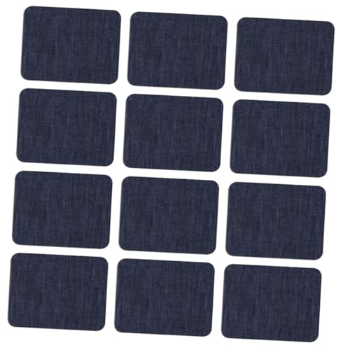 LIFKOME 20 Stück Bügelpatches für Jeans Jacken Taschen Klebe Patches Dunkelblau für Diy Reparaturen und Kreative Dekorationen von LIFKOME