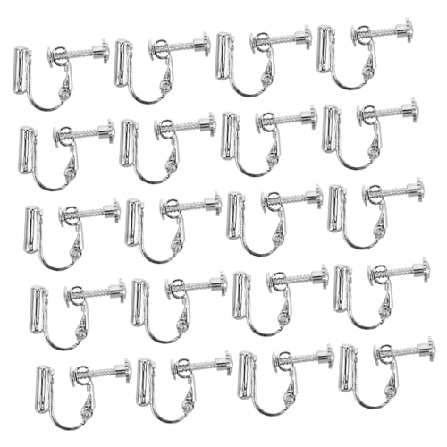 LIFKOME 20 Stück DIY Clip Ohrring Converter Ohrlöcher Erforderlich für Schmuckherstellung Strapazierfähigem Bequem und Vielseitig Einsetzbar für Kreative DIY Enthusiasten von LIFKOME
