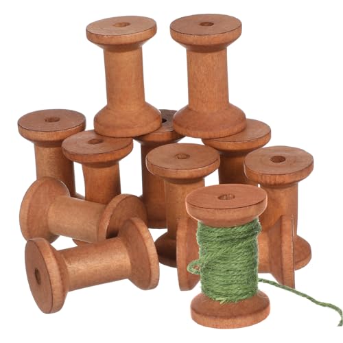 LIFKOME 20 Stück Leere Holzspulen Glatte Oberfläche Rustikaler Vintage Stil Vielseitig für Garn Bänder Web und Nähzubehör zur Fadenorganisation und Bastelarbeiten LIFKOME 20 Stück Leere Holzspulen Glatte Oberfläche Rustikaler Vintage Stil Vielseitig für Garn Bänder Web und Nähzubehör zur Fadenorganisation und Bastelarbeiten von LIFKOME