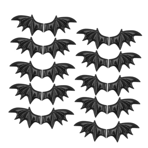 LIFKOME 20 Stück Mini Fledermausflügel Diy Zubehör für Halloween Kostüme Haarschmuck Kleidung Schuhe Einzigartiges Design Vielseitig Einsetzbar Kreative Bastelideen von LIFKOME