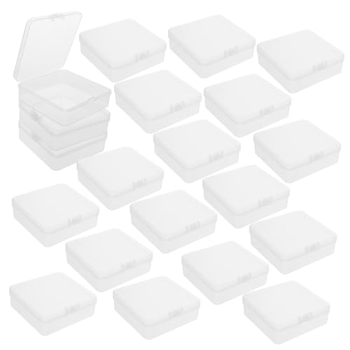 LIFKOME 20 Stück Quadratische Plastikkisten für Visitenkarten und Spielkarten Transparente Aufbewahrungslösungen für Schmuck Münzen Perlen und Bastelbedarf LIFKOME 20 Stück Quadratische Plastikkisten für Visitenkarten und Spielkarten Transparente Aufbewahrungslösungen für Schmuck Münzen Perlen und Bastelbedarf von LIFKOME