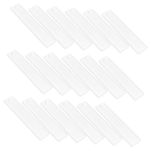 LIFKOME 20 Stück Rechteckige Silikon-lesezeichenform für Epoxidharz Gießen Wiederverwendbare DIY Gießform für Schmuck Bastelprojekte Einfaches Entformen Präzise Maße Vielseitig für Schule LIFKOME 20 Stück Rechteckige Silikon-lesezeichenform für Epoxidharz Gießen Wiederverwendbare DIY Gießform für Schmuck Bastelprojekte Einfaches Entformen Präzise Maße Vielseitig für Schule von LIFKOME
