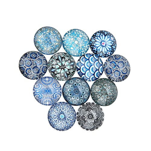LIFKOME 20 Stück Runde Cabochons Kreative Diy Schmuck Patches Blau für Bastelprojekte Vielfältige Anwendung für Schmuck Uhren und Dekorationen LIFKOME 20 Stück Runde Cabochons Kreative Diy Schmuck Patches Blau für Bastelprojekte Vielfältige Anwendung für Schmuck Uhren und Dekorationen von LIFKOME