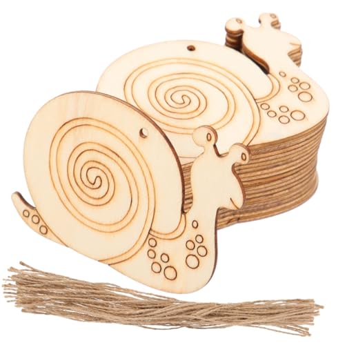 LIFKOME 20 Stück Schnecken Holzstücke Zum Bemalen DIY Malscheiben DIY Handarbeit Handbemaltes Bastelspielzeug Bastelbedarf Unfertige Schneckenausschnitte Unfertige LIFKOME 20 Stück Schnecken Holzstücke Zum Bemalen DIY Malscheiben DIY Handarbeit Handbemaltes Bastelspielzeug Bastelbedarf Unfertige Schneckenausschnitte Unfertige von LIFKOME