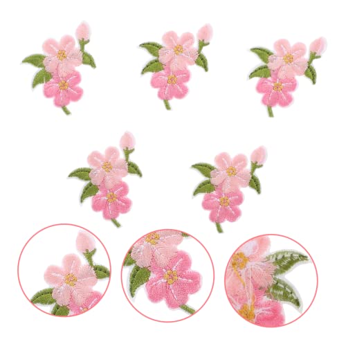 LIFKOME 20 Stück Teiliges Bestickte Blumen applikationen zum Aufbügeln DIY Stoffaufnäher für Kleidung Vielseitige Reparatur von Löchern und Flecken Leichte Langlebige Dekoration für von LIFKOME