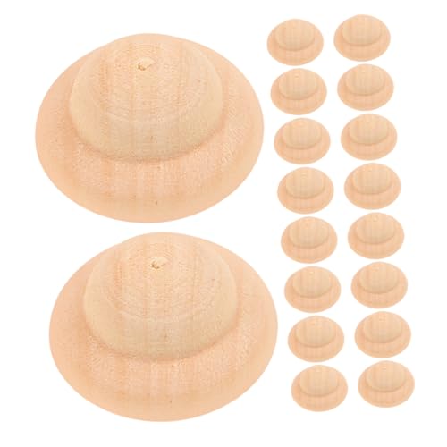 LIFKOME 20 Stück Teiliges DIY Holzpuppen hut zum Bemalen Kreative Blanke Holzpuppenmützen für Fördert Feinmotorik und Fantasie Leichte Tragbare Holzfiguren hüte für Mädchen LIFKOME 20 Stück Teiliges DIY Holzpuppen hut zum Bemalen Kreative Blanke Holzpuppenmützen für Fördert Feinmotorik und Fantasie Leichte Tragbare Holzfiguren hüte für Mädchen von LIFKOME