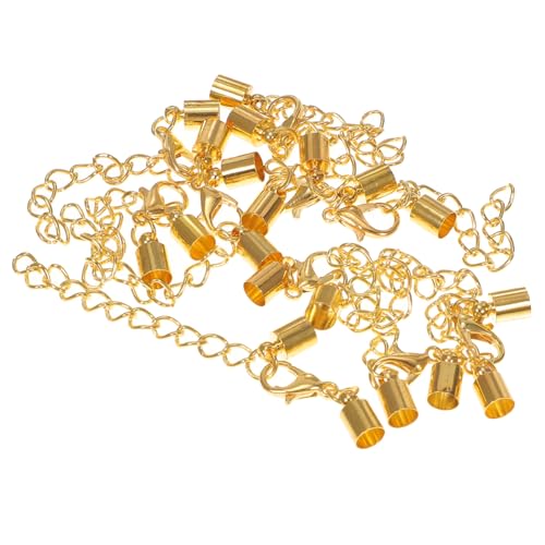 LIFKOME 20 Stück Teiliges Karabinerverschlüsse in Gold Langlebige Schmuckverbinder mit Einfach zu Befestigen für Halsketten und Armbänder Rostfrei und Modisch für DIY Schmuckherstellung von LIFKOME