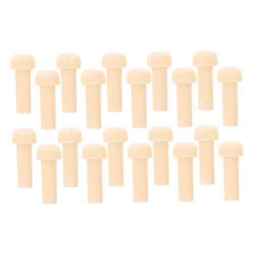LIFKOME 20 Stück Teiliges Lange Unbehandelte Holzstifte aus Massivem Holz Unbemalte DIY Holzachslager für Möbel und Spielzeuggestaltung Robuste Holzblanko Pegs für Kreative Bastelprojekte LIFKOME 20 Stück Teiliges Lange Unbehandelte Holzstifte aus Massivem Holz Unbemalte DIY Holzachslager für Möbel und Spielzeuggestaltung Robuste Holzblanko Pegs für Kreative Bastelprojekte von LIFKOME