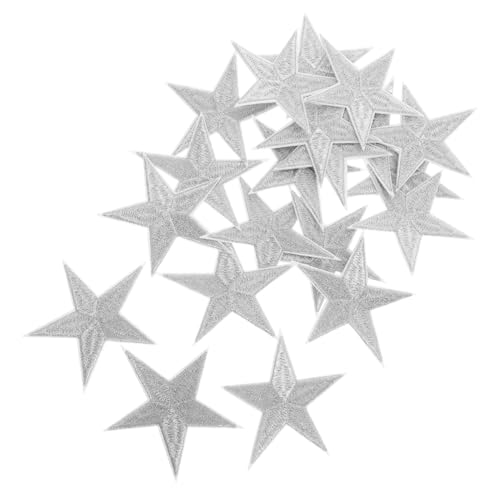 LIFKOME 20 Stück Teiliges Silberne Gestickte Stern-aufnäher Bestickte Bügel Näh-patches für Kleidung Rucksäcke Hüte Diy-kreativdeko Farbecht Einfach Anzubringen LIFKOME 20 Stück Teiliges Silberne Gestickte Stern-aufnäher Bestickte Bügel Näh-patches für Kleidung Rucksäcke Hüte Diy-kreativdeko Farbecht Einfach Anzubringen von LIFKOME