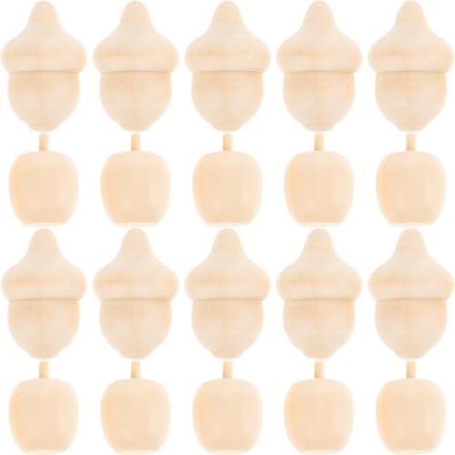 LIFKOME 20 Stück Teiliges Unbemalte Holzfiguren und Apfel für Diy Bastelprojekte Kreative Deko für Zuhause und Feste LIFKOME 20 Stück Teiliges Unbemalte Holzfiguren und Apfel für Diy Bastelprojekte Kreative Deko für Zuhause und Feste von LIFKOME