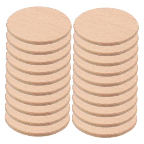 LIFKOME 20 Stück Teiliges Unvollendete Holzscheiben Rund Naturholz Baumscheiben für DIY Basteln Malen Hochzeit Dekoration Vielseitige Holzplättchen mit Feiner Gravur und Natürlicher LIFKOME 20 Stück Teiliges Unvollendete Holzscheiben Rund Naturholz Baumscheiben für DIY Basteln Malen Hochzeit Dekoration Vielseitige Holzplättchen mit Feiner Gravur und Natürlicher von LIFKOME