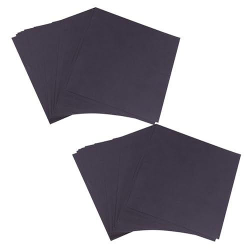 LIFKOME 200 Blatt DIY Origami Papier Doppelseitig Quadratisch Bastelpapier Faltpapier Schwarz für Eltern junge Mädchen Bastelprojekte und Kunsthandwerk von LIFKOME