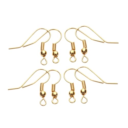 LIFKOME 200 Stück Anti Allergie Ohrringe DIY Ohrringteile Einfache Ohrringteile Zubehör Ohrringe Anhänger Teile Ohrring Golden LIFKOME 200 Stück Anti Allergie Ohrringe DIY Ohrringteile Einfache Ohrringteile Zubehör Ohrringe Anhänger Teile Ohrring Golden von LIFKOME