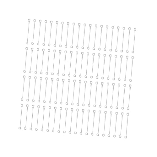 LIFKOME 200 Stück DIY Ohrring Zubehör Silberne Verbindungsstäbchen für Kreative Schmuckherstellung Leicht und Langlebig für Ohrringe und Bastelprojekte von LIFKOME