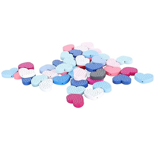 LIFKOME 200 Stück Holzherzen Spacer Beads Bunte DIY Schmuck Perlen zum Auffädeln für Armband Halskette Basteln Valentinstag Handwerk Zubehör LIFKOME 200 Stück Holzherzen Spacer Beads Bunte DIY Schmuck Perlen zum Auffädeln für Armband Halskette Basteln Valentinstag Handwerk Zubehör von LIFKOME