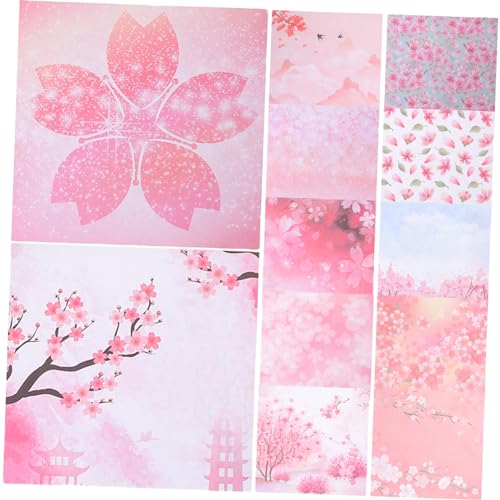 LIFKOME 200 Stück Origami Faltpapier Doppelseitiges DIY Bastelpapier für Scrapbooking Dekoration und Kreative Projekte für Anfänger und Bastelenthusiasten von LIFKOME