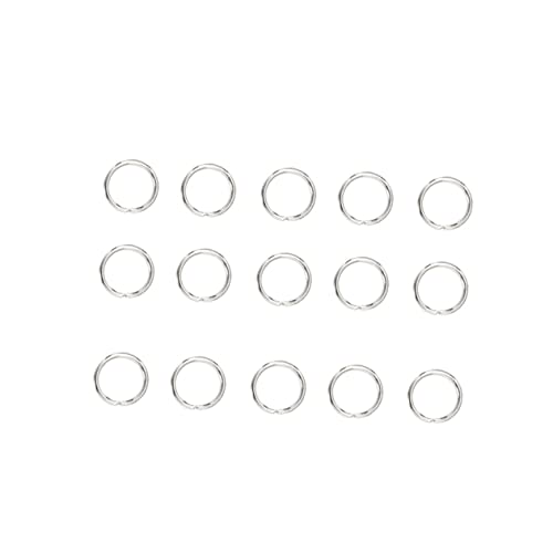 LIFKOME 200 Stück Taschenring Offene Ringe für Schmuck Schlüsselanhänger und DIY Projekte Hochwertige Spaltringe für Taschen und Lanyards von LIFKOME