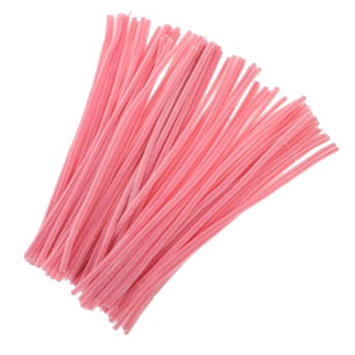 LIFKOME 200 Stück Teiliges Chenille Stiele in Pastellfarben Flexible Biegeplüsch Bastelmaterialien für DIY Projekte Leichte Sichere Bastelstäbe für Einfallsreiches Kindergarten Spielspaß von LIFKOME