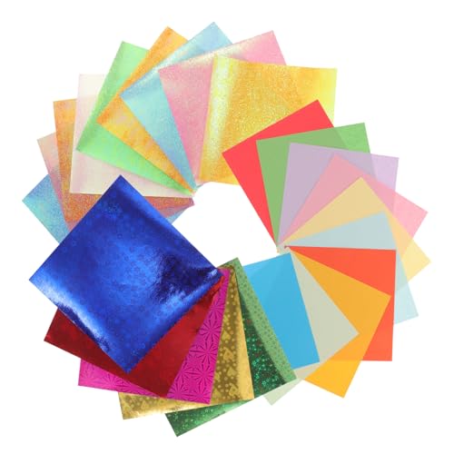 LIFKOME 200 Stück Teiliges Origami Papier Set Farbiges Dickes Faltpapier mit Dekorativem Vielseitig Einsetzbar für DIY Bastelprojekte und Erwachsene für Origami Scrapbooking Handarbeit von LIFKOME
