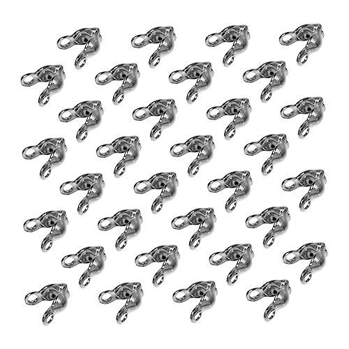 LIFKOME 200Stücke DIY Schmuck Verschlüsse Silberne Armband Halskette Klippchen Legierungsschließe für Schmuck Basteln pro Packung für Freundschaftsarmbänder von LIFKOME