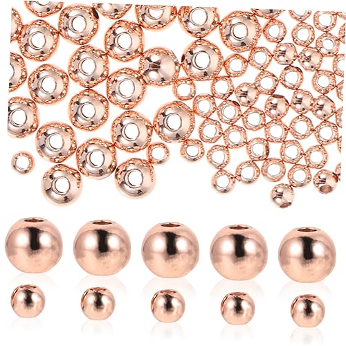 LIFKOME 200Stücke Kupfer Abstandshalterperlen Für DIY Schmuck Multifunktionale Spacer Beads Für Halsketten Und Armbänder Hochwertiges Material von LIFKOME