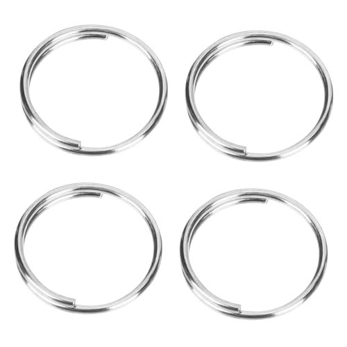 LIFKOME 200Stücke Schlüsselringe Rundkeyrings für Schlüsselbund und DIY Schmuck Spaltringe für Bastelprojekte und Zuverlässige Schlüsselaufbewahrung von LIFKOME