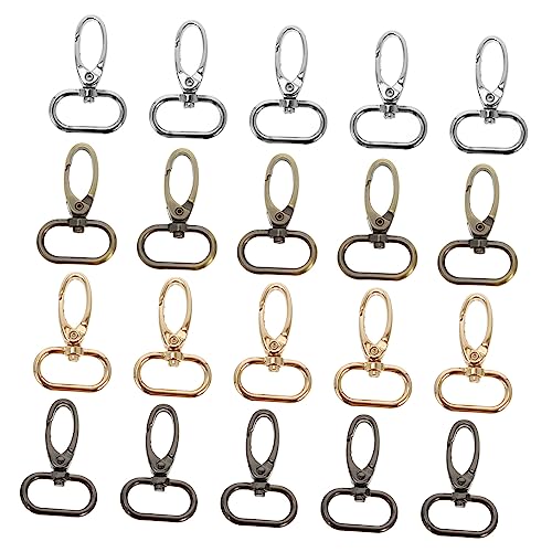 LIFKOME 20Stücke DIY Karabinerhaken Robuste Karabinerverschlüsse für Taschen Bastelarbeiten mit Drehbaren Trigger Clips Verschiedenen Farben LIFKOME 20Stücke DIY Karabinerhaken Robuste Karabinerverschlüsse für Taschen Bastelarbeiten mit Drehbaren Trigger Clips Verschiedenen Farben von LIFKOME