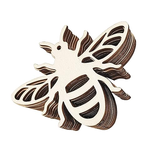 LIFKOME 20Stücke Holzscheibenanhänger Mit Aushöhlen Design Bienen Themen Dekoration Für DIY Bastelprojekte Natürliche Holzdeko Für Hochzeiten Partys Und Zuhause LIFKOME 20Stücke Holzscheibenanhänger Mit Aushöhlen Design Bienen Themen Dekoration Für DIY Bastelprojekte Natürliche Holzdeko Für Hochzeiten Partys Und Zuhause von LIFKOME