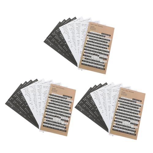 LIFKOME 24 Blatt Retro Inspirierende Papieraufkleber Selbstklebende Vintage Wörter Sticker für Scrapbook Tagebuch Fotoalbum DIY Dekoration Einfache Anwendung Hautfreundlich Langlebig LIFKOME 24 Blatt Retro Inspirierende Papieraufkleber Selbstklebende Vintage Wörter Sticker für Scrapbook Tagebuch Fotoalbum DIY Dekoration Einfache Anwendung Hautfreundlich Langlebig von LIFKOME