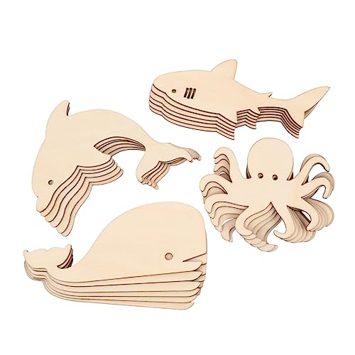 LIFKOME 24 Stück Holzknöpfe mit Meeresmotiven Designs Wal Delfin für Diy Projekte Hochwertige Holzscheiben zum Basteln Dekorieren und Personalisieren LIFKOME 24 Stück Holzknöpfe mit Meeresmotiven Designs Wal Delfin für Diy Projekte Hochwertige Holzscheiben zum Basteln Dekorieren und Personalisieren von LIFKOME