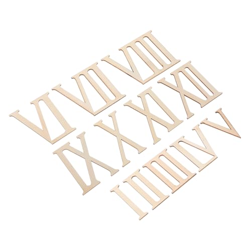 LIFKOME 24 Stück Teiliges Holzdekoration aus Naturbelassenen Nachhaltigen Großen Römischen Zahlen DIY Bastelholzplatten für Kreative Wohnraumgestaltung und Langlebige LIFKOME 24 Stück Teiliges Holzdekoration aus Naturbelassenen Nachhaltigen Großen Römischen Zahlen DIY Bastelholzplatten für Kreative Wohnraumgestaltung und Langlebige von LIFKOME