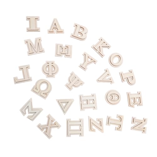 LIFKOME 24 Stück Teiliges Kleine Doppellagige Griechische Holzbuchstaben zum Basteln Natürliche Holzstruktur Vielseitig für Diy-wanddeko Handliche Holzbuchstaben für Kreative LIFKOME 24 Stück Teiliges Kleine Doppellagige Griechische Holzbuchstaben zum Basteln Natürliche Holzstruktur Vielseitig für Diy-wanddeko Handliche Holzbuchstaben für Kreative von LIFKOME