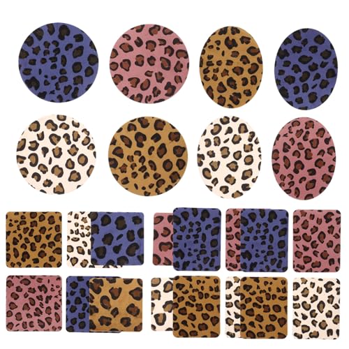 LIFKOME 24 Stück Teiliges Leopard Print Reparaturflicken zum Aufbügeln Kompakte Strapazierfähige Aufnäher für Kleidung Hüte Jacken Vielseitig für DIY Mode und Textilreparatur LIFKOME 24 Stück Teiliges Leopard Print Reparaturflicken zum Aufbügeln Kompakte Strapazierfähige Aufnäher für Kleidung Hüte Jacken Vielseitig für DIY Mode und Textilreparatur von LIFKOME