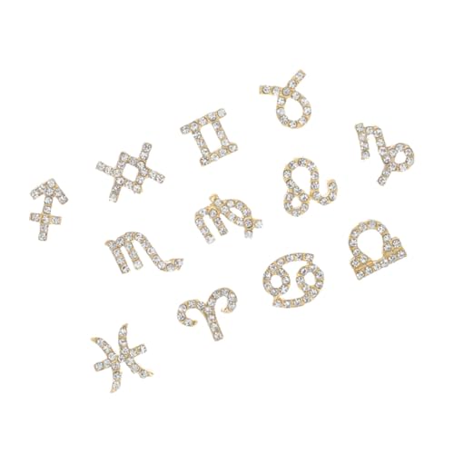 LIFKOME 24 Stück Teiliges Nagel charms aus Legierung mit Funkelnden Strasssteinen Kreative Tierkreiszeichen designs Langlebige Nail Art Dekoration für Partys Hochzeiten und DIY Maniküre LIFKOME 24 Stück Teiliges Nagel charms aus Legierung mit Funkelnden Strasssteinen Kreative Tierkreiszeichen designs Langlebige Nail Art Dekoration für Partys Hochzeiten und DIY Maniküre von LIFKOME