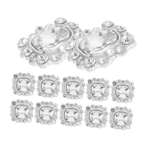 LIFKOME 24 Stück Teiliges Silberne Kristall Rhinestone Buttons mit Ösen zum Nähen Funkelnde Schmuckverzierung für DIY Kleidung Taschen Hochzeits und Brautstrauß Deko LIFKOME 24 Stück Teiliges Silberne Kristall Rhinestone Buttons mit Ösen zum Nähen Funkelnde Schmuckverzierung für DIY Kleidung Taschen Hochzeits und Brautstrauß Deko von LIFKOME