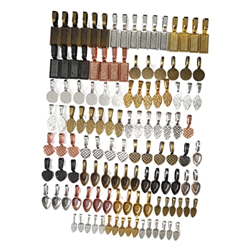 LIFKOME 240Stücke Anhänger Zubehör Für DIY Schmuckherstellung Mehrfarbige Klappbügel Für Ketten Armbänder Und Schlüsselanhänger Für Bastelprojekte von LIFKOME