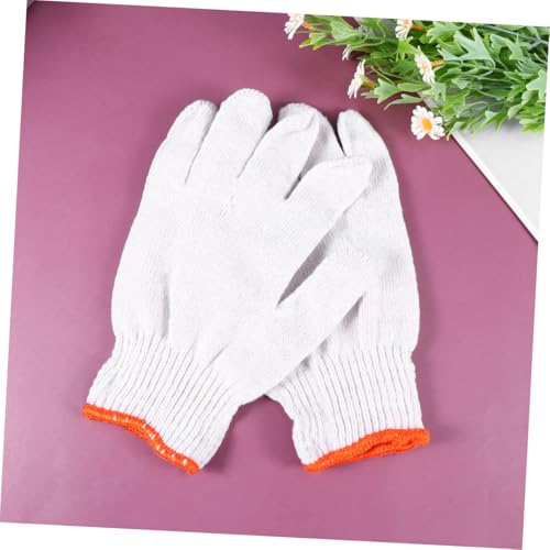 LIFKOME 24Paare Baumwollhandschuhe mit Nylon Rutschfeste Arbeitshandschuhe aus Baumwollgarn Strapazierfähige Schutzhandschuhe für Montage und Handarbeit Atmungsaktiv und Hautfreundlich LIFKOME 24Paare Baumwollhandschuhe mit Nylon Rutschfeste Arbeitshandschuhe aus Baumwollgarn Strapazierfähige Schutzhandschuhe für Montage und Handarbeit Atmungsaktiv und Hautfreundlich von LIFKOME