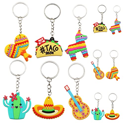 LIFKOME 24Stücke Mexikanische Fiesta Party Schlüsselanhänger Cartoon Schlüsselringe Für Taschen Und Dekoration Für Festlichkeiten Verschiedene Designs LIFKOME 24Stücke Mexikanische Fiesta Party Schlüsselanhänger Cartoon Schlüsselringe Für Taschen Und Dekoration Für Festlichkeiten Verschiedene Designs von LIFKOME