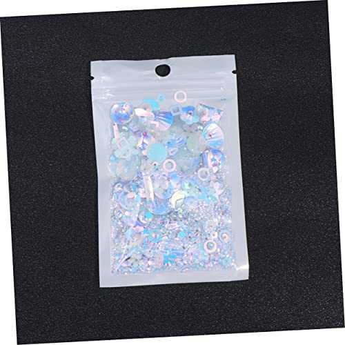LIFKOME 2Er-Pack Bunte PVC Sequins und Glasperlen Diy Schmuckzubehör für Kreative Bastelprojekte Pack Eisblau Dekorative Perlen und Pailletten für Handgemachte Schmuckstücke von LIFKOME