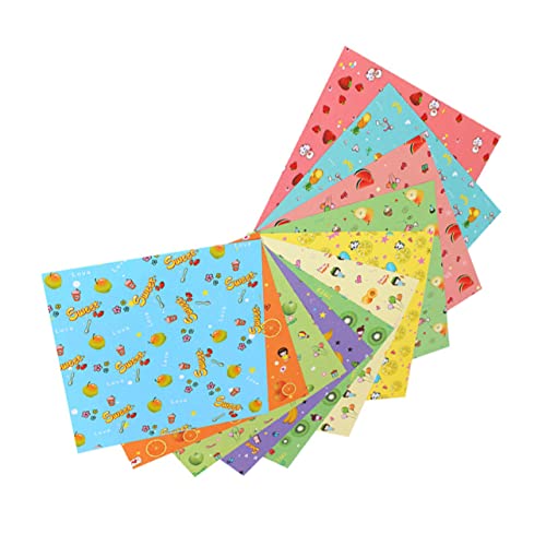 LIFKOME 2Packungen Origami Papier Einseitig Bedrucktes Farbpapier für Basteln mit Fruchtmuster für DIY Projekte und Schularbeiten LIFKOME 2Packungen Origami Papier Einseitig Bedrucktes Farbpapier für Basteln mit Fruchtmuster für DIY Projekte und Schularbeiten von LIFKOME