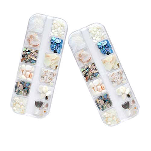 LIFKOME 2Sätze Nagelverzierungen aus Natürlichen Muschelflocken DIY Nagelkunst Zubehör für Maniküre für Glänzende Designs für Nägel LIFKOME 2Sätze Nagelverzierungen aus Natürlichen Muschelflocken DIY Nagelkunst Zubehör für Maniküre für Glänzende Designs für Nägel von LIFKOME