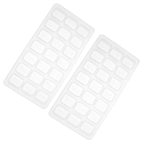 LIFKOME 2Stücke DIY Silikon Mahjong und Würfelformen Epoxidharz Kunsthandwerksformen für Kreative Projekte Leicht zu Entformen und Langlebig für Silikonformen und Kunsthandwerk von LIFKOME