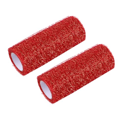 LIFKOME 2Stücke Glitzerndes Mesh Bastelband Breit Yards Lang Für DIY Projekte Partydekoration Hochzeiten Haarschmuck Und Geschenkverpackungen LIFKOME 2Stücke Glitzerndes Mesh Bastelband Breit Yards Lang Für DIY Projekte Partydekoration Hochzeiten Haarschmuck Und Geschenkverpackungen von LIFKOME