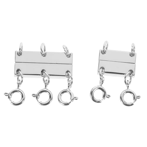 LIFKOME 2Stücke Magnetverschluss für Halsketten und Armbänder Langlebige Schmuckverbinder für DIY Schmuckherstellung zum Verlängern und Einfachen Ausziehen LIFKOME 2Stücke Magnetverschluss für Halsketten und Armbänder Langlebige Schmuckverbinder für DIY Schmuckherstellung zum Verlängern und Einfachen Ausziehen von LIFKOME